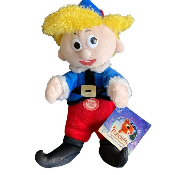 HERMEY COYNES 2004 Dentist Elf 10" Musical 3 Songs Stuffed Christmas Plush - Picture 1 of 6